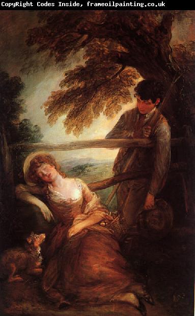 Thomas Gainsborough Haymaker and Sleeping Girl